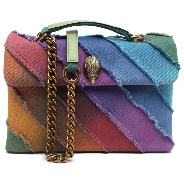 Kurt Geiger Džínsová kabelka na rameno KENSINGTON 50777725