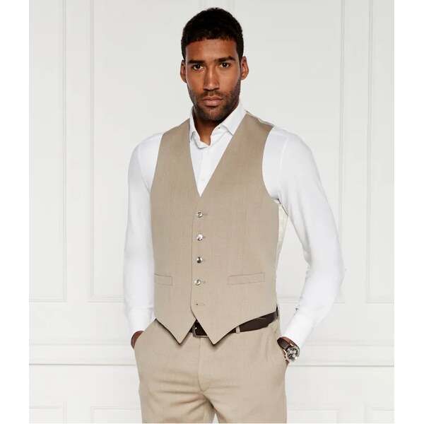 Oscar Jacobson Vlnená vesta Carlo | Slim Fit 50357754