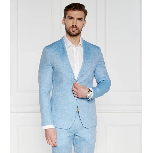 Joop! Ľanová sako Hoverest | Slim Fit 50219075