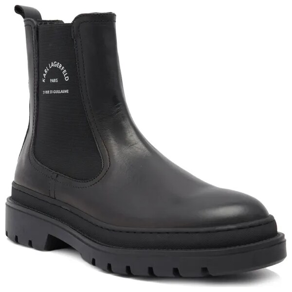 Karl Lagerfeld Kožené jazdecké topánky Maison 36402795