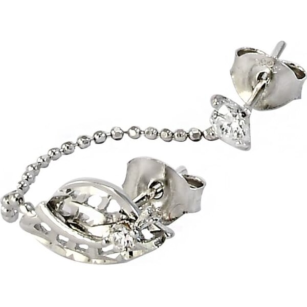 Strieborná náušnica Glare 938 66112371