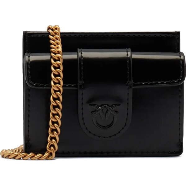 Pinko Kožený peňaženka CARD HOLDER POCKET PELLE SPAZZ 49293199