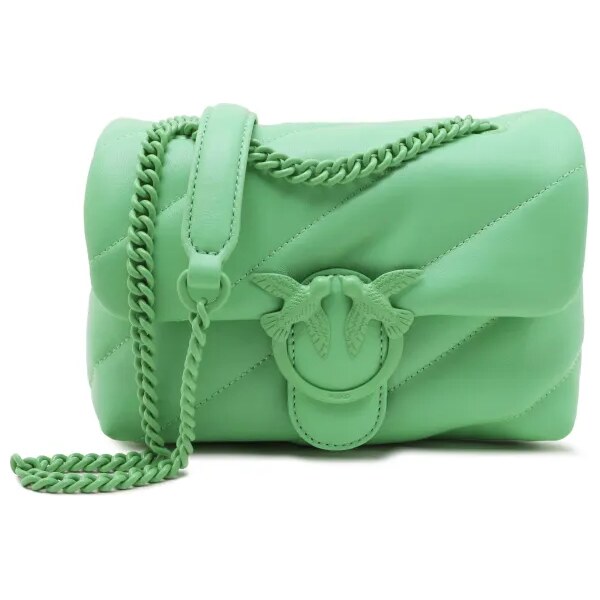 Pinko Kožená kabelka na rameno LOVE PUFF MINI CL 49101198