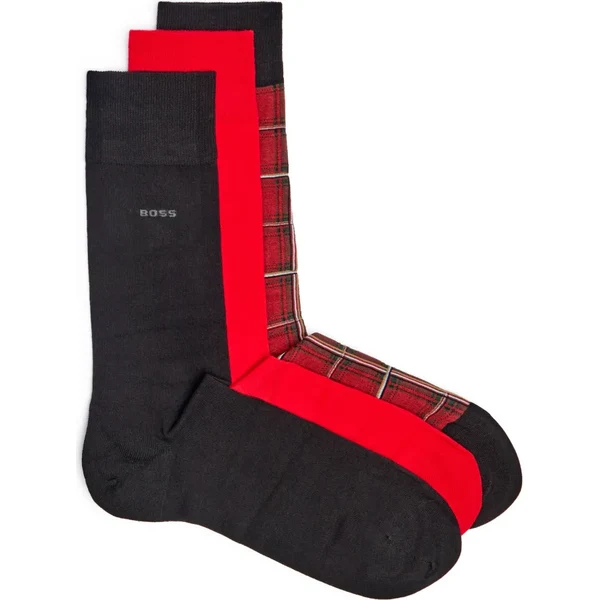 BOSS BLACK Ponožky 3-balenie 3P Giftset Winter CC 60438408