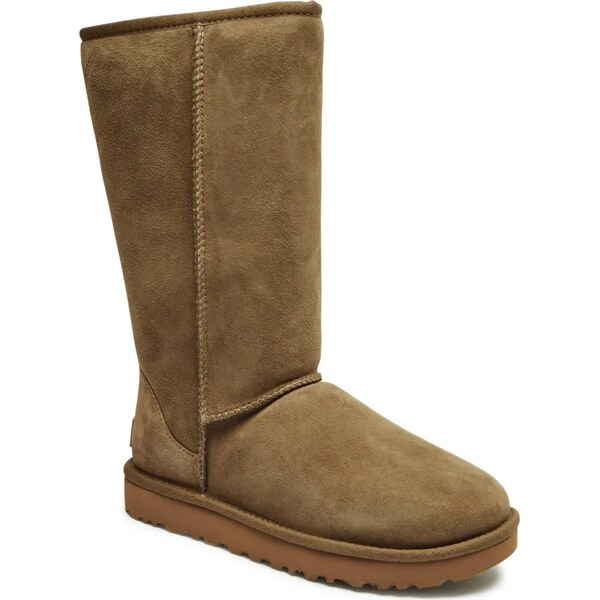 UGG Kožené snehule CLASSIC TALL II | s prímesou vlny 60185983