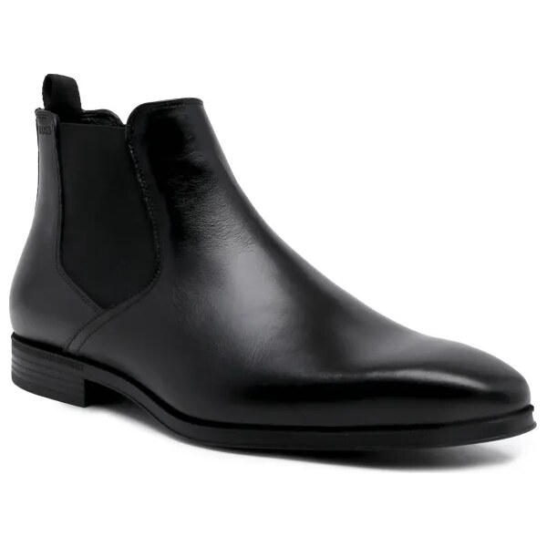 BOSS BLACK Kožené jazdecké topánky Theon 66260163