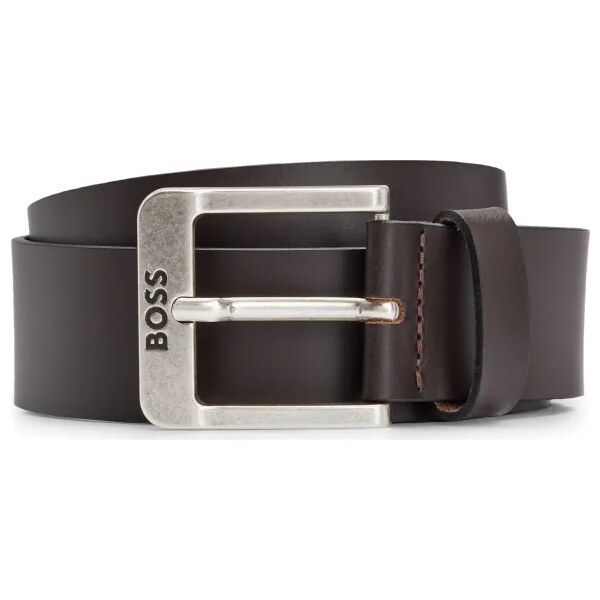 BOSS BLACK Kožený opasok Jemio_Sz 66532806