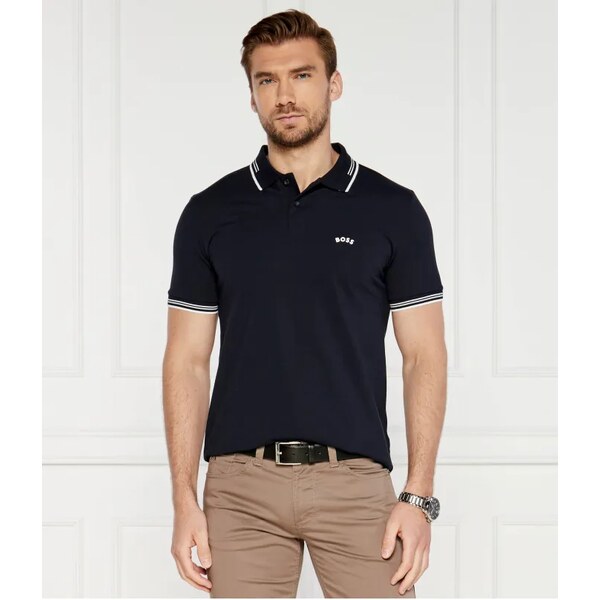 BOSS GREEN Polo tričko Curved | Slim Fit | stretch 66798984
