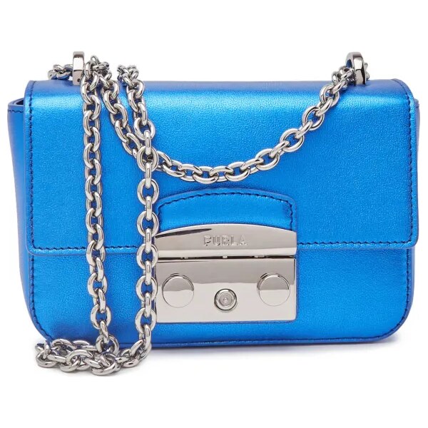 Furla Kožená kabelka na rameno metropolis mini 47405883