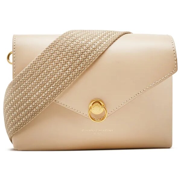 GIANNI CHIARINI Kožená crossbody kabelka 47405881