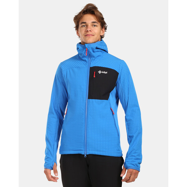 Pánska fleecová mikina s kapucňou Kilpi FRENI-M modrá 66113407