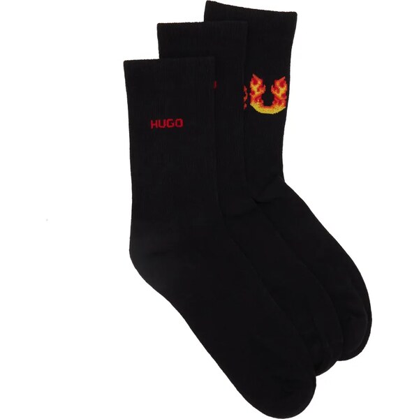 Hugo Bodywear Ponožky 3-balenie QS RIB FLAMES 47081099