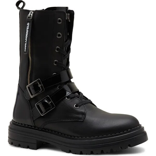 Karl Lagerfeld Kids Kožené členkové topánky ANKLE 46647500