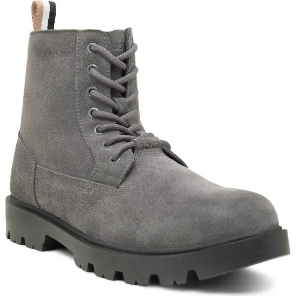 BOSS BLACK Šnurovacie topánky Adley | semiš 46638651