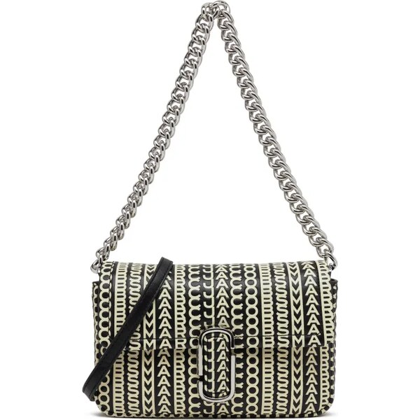 Marc Jacobs Kožená kabelka na rameno THE Monogram J MARC 42846258