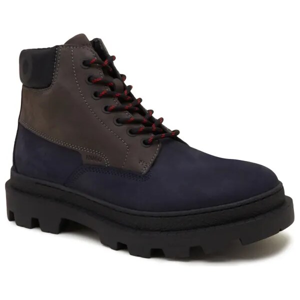 HUGO Šnurovacie topánky Graham | s prímesou kože 46023139