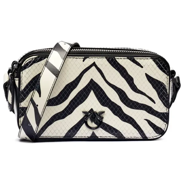 Pinko Kožená crossbody kabelka CAMERA CASE 57087582