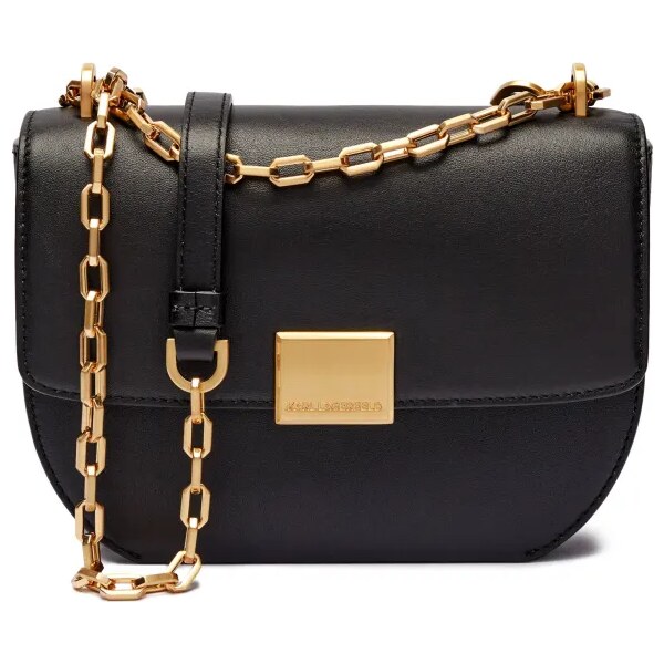 Karl Lagerfeld Kožená kabelka na rameno 56928347