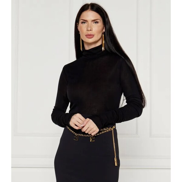 Elisabetta Franchi Rolák | Slim Fit | s prímesou vlny 55432860