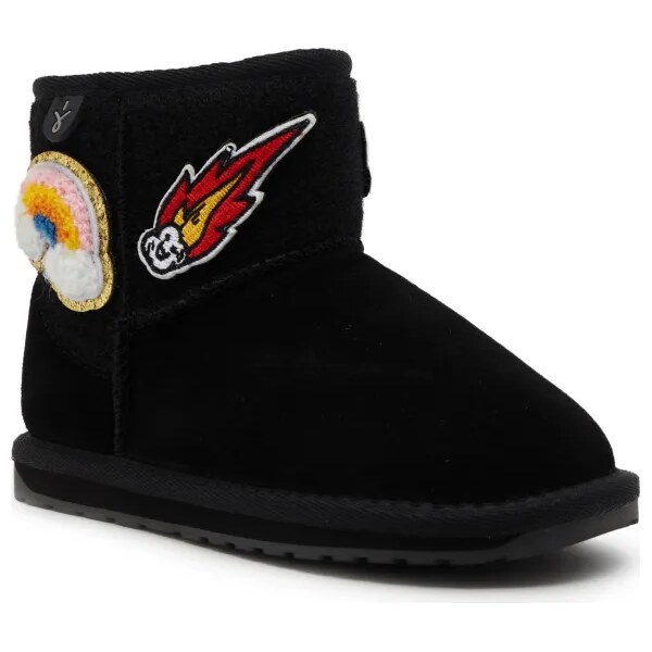 EMU Australia Kožené snehule Wallaby Mini Play | s prímesou vlny 45354973