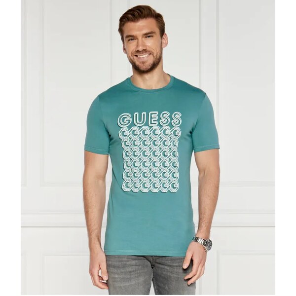 GUESS Tričko G CHAIN | Slim Fit 53448617