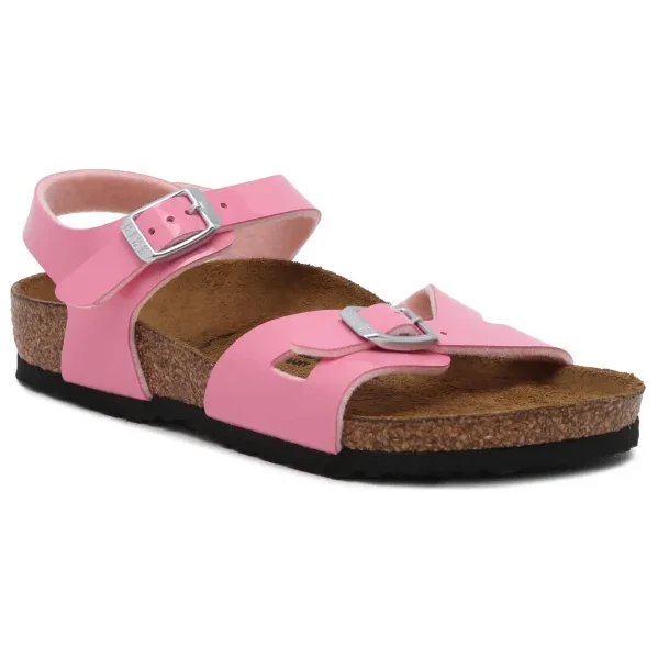 Birkenstock Sandále Patent Candy Pink | s prímesou kože | narrow fit 52531856