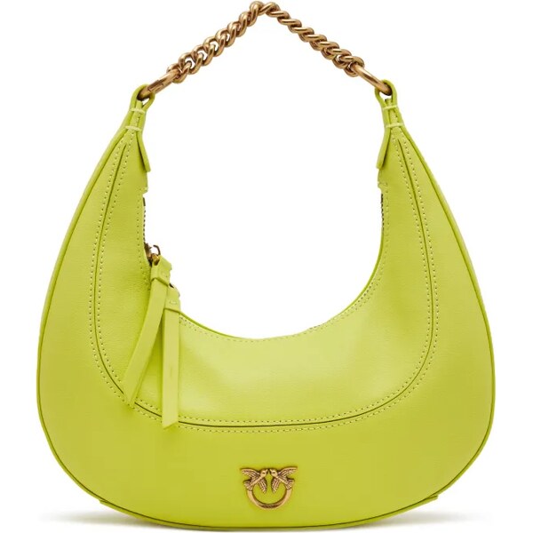 Pinko Kožené hobo brioche mini morb 44365757