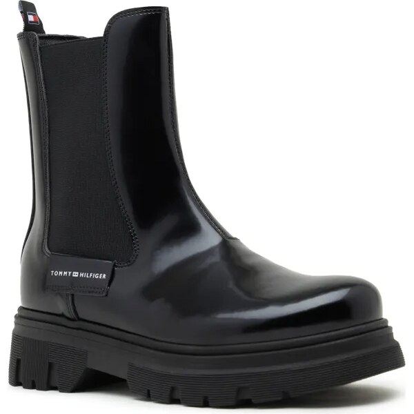 Tommy Hilfiger Jazdecké topánky | s prímesou kože 44362189