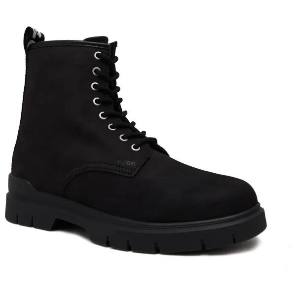 HUGO Kožené šnurovacie topánky Ryan_Halb_nu 44099505