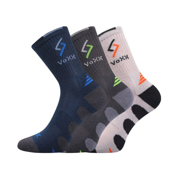3PACK detské ponožky Voxx sportovné viacfarebné (Tronic-mix B kluk) 20 66113333