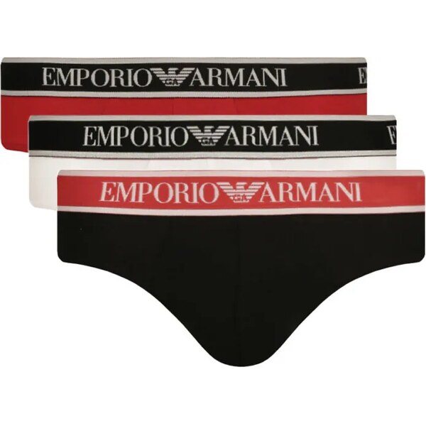 Emporio Armani Slipy 3-balenie 43380686