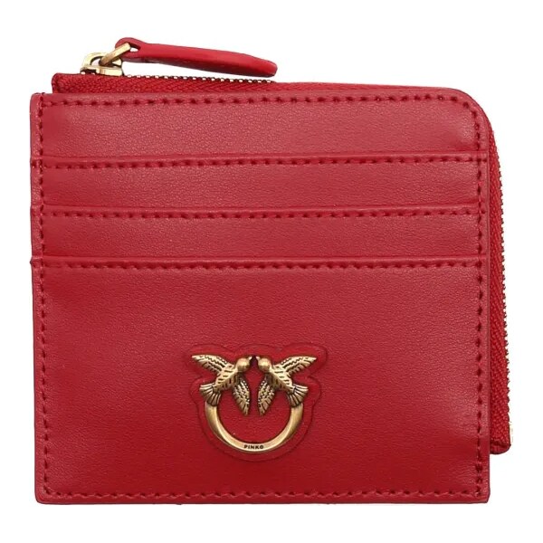 Pinko Kožené puzdro na karty SHEEP NAPPA CHEVRO 42216793