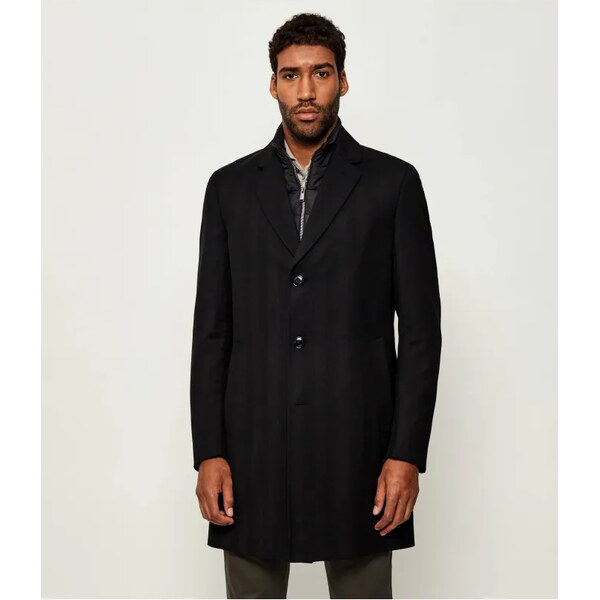 BOSS BLACK Vlnený kabát 2v1 H-Hyde-Bib-254 65005695