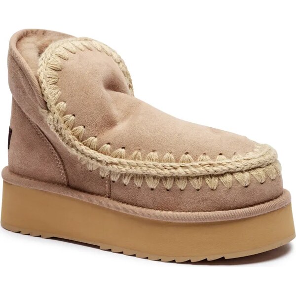 MOU Snehule Mini Eskimo Platform | vlna | semiš 65282346