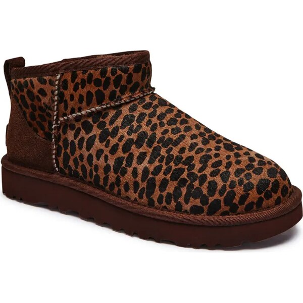 UGG Kožené snehule CLASSIC ULTRA MINI CASPIAN | s prímesou vlny 65200896