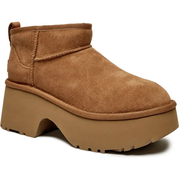 UGG Snehule Classic Ultra Mini New Heights | vlna | semiš 61189444