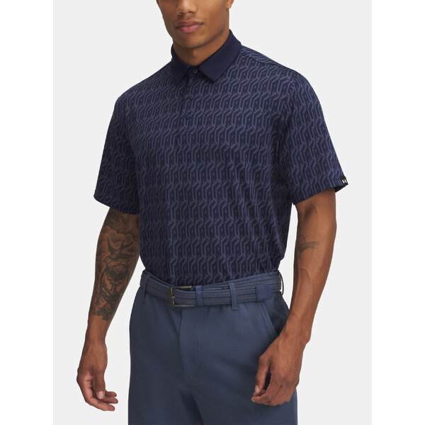 Mens T-shirt Under Armour UA Plyoff 3.0 Prntd Polo LB - Mens 66150051