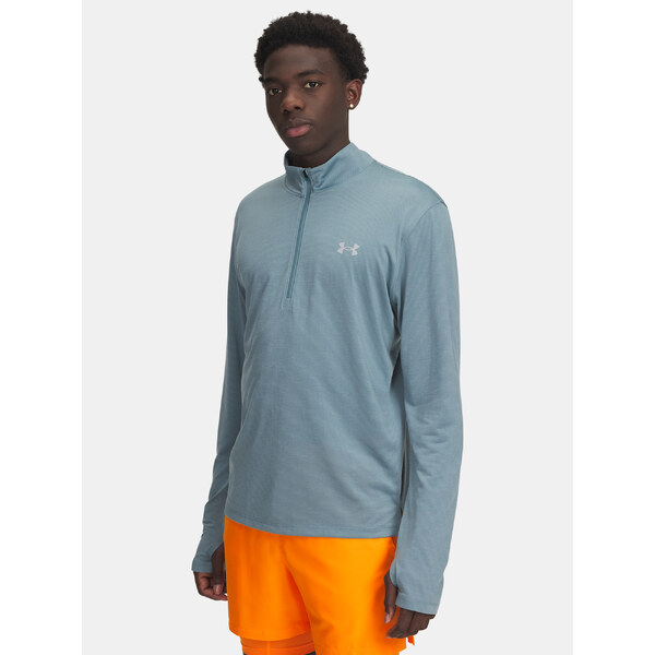 Mens Under Armour UA LAUNCH 1/4 ZIP-BLU T-Shirt - Mens 66150156