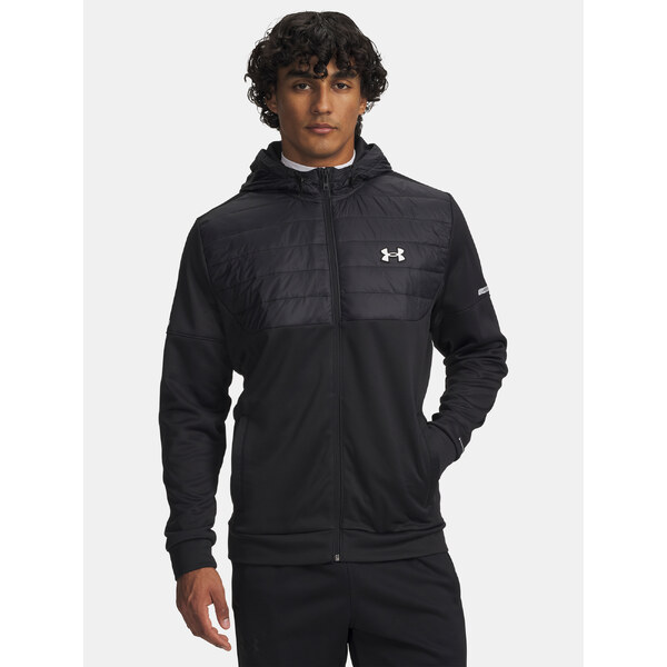 Mens Under Armour UA Armour Flc Pro Utility Sweatshirt FZ-BLK - Mens 66150157