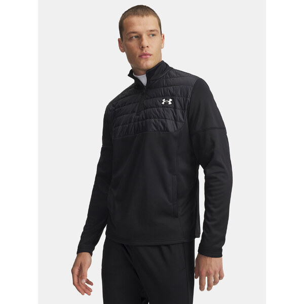 Mens Under Armour UA Armour Flc Pro Utility Sweatshirt QZ-BLK - Mens 66150160