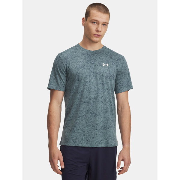 Mens Under Armour UA Tech Tee Pixelate-BLU T-Shirt - Mens 66150166