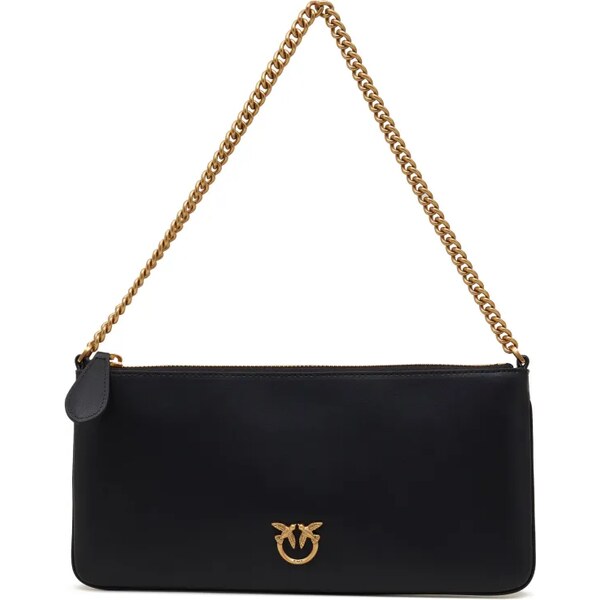 Pinko Kožená listová kabelka FLAT VITELLO SETA 48320388