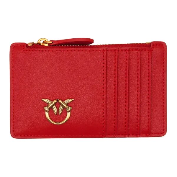 Pinko Kožené puzdro na karty AIRONE 48238204