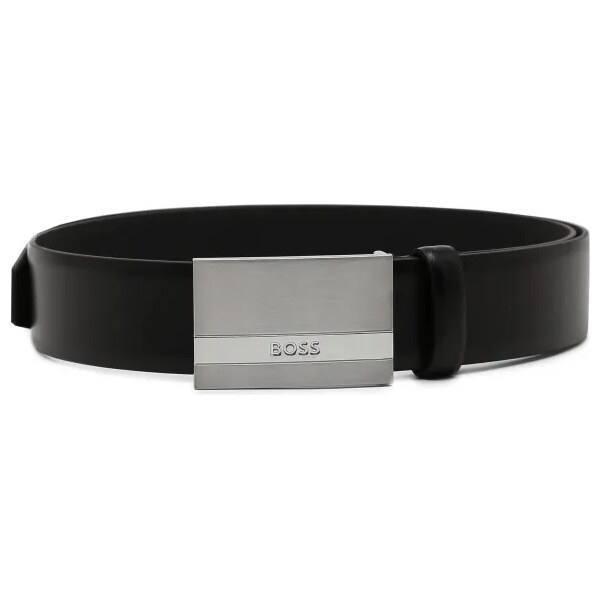 BOSS BLACK Kožený opasok Baxton_Sz35 62364365