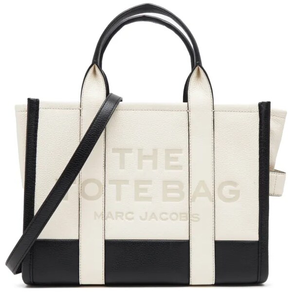Marc Jacobs Kožená shopper kabelka The Colorblock Medium Tote Bag 39642104