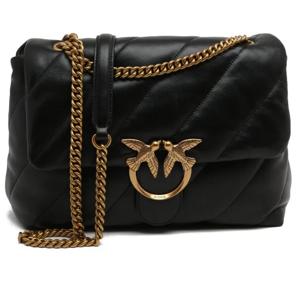 Pinko Kožená kabelka na rameno LOVE BIG PUFF CL SHEEP NAPPA 37766201