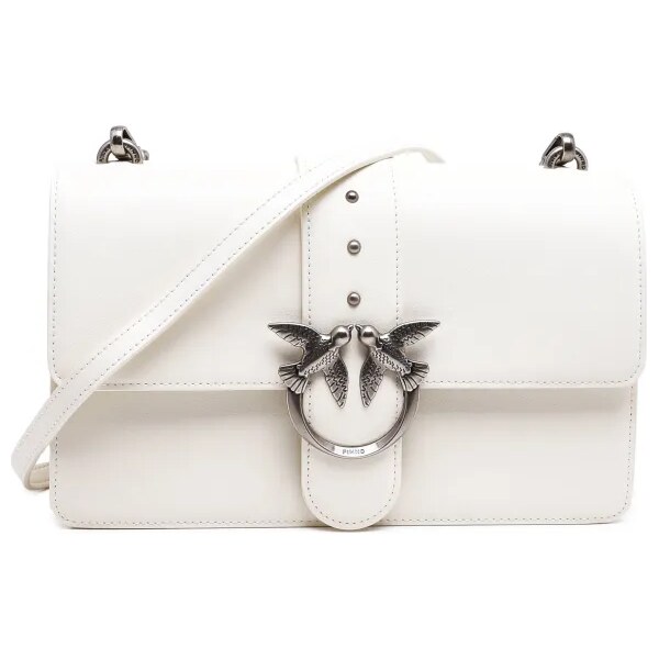 Pinko Kožená kabelka na rameno LOVE ONE 37677789