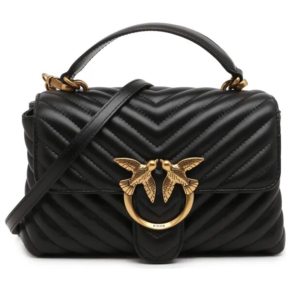 Pinko Kožený kufrík LOVE LADY PUFF 37504432