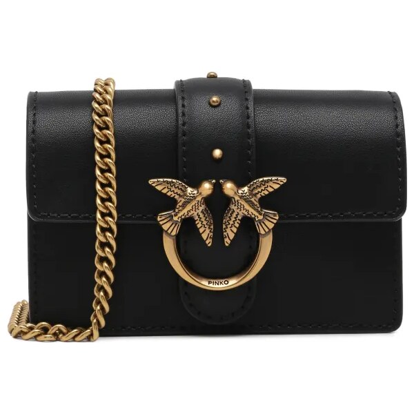 Pinko Kožená Kabelka na rameno LOVE ONE 37247359