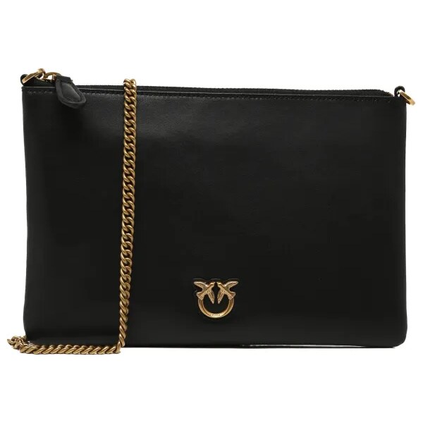 Pinko Listová kabelka FLAT CLASSIC VITELLO SETA 37296088